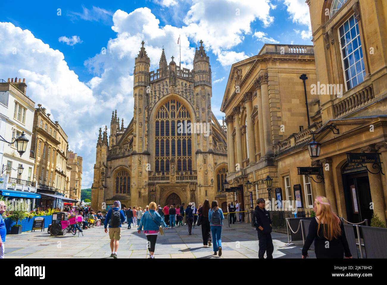View of Bath AbbeyLate Medieval church with a Victorian Gothic
