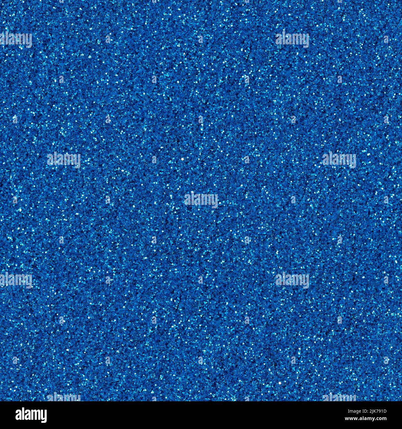 Elegant blue glitter, sparkle confetti texture. Christmas seamless pattern. Stock Photo