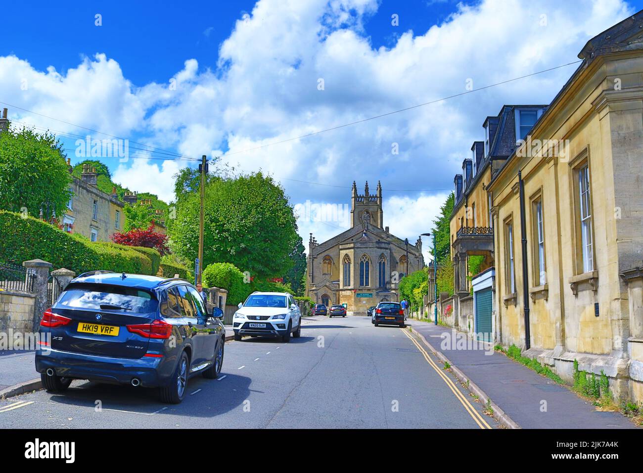 Traditional houses at Bathwick Hill in Baththe largest city in the