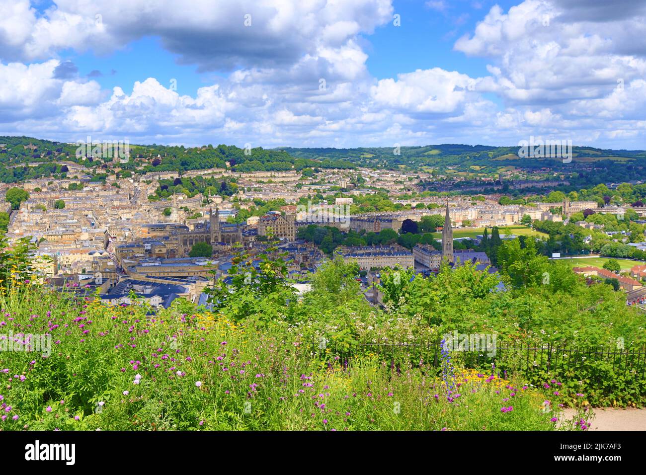 amazing perspective to look over Bath from its south east side from ...
