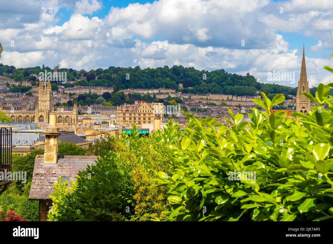 Traditional houses at Bathwick Hill in Baththe largest city in the