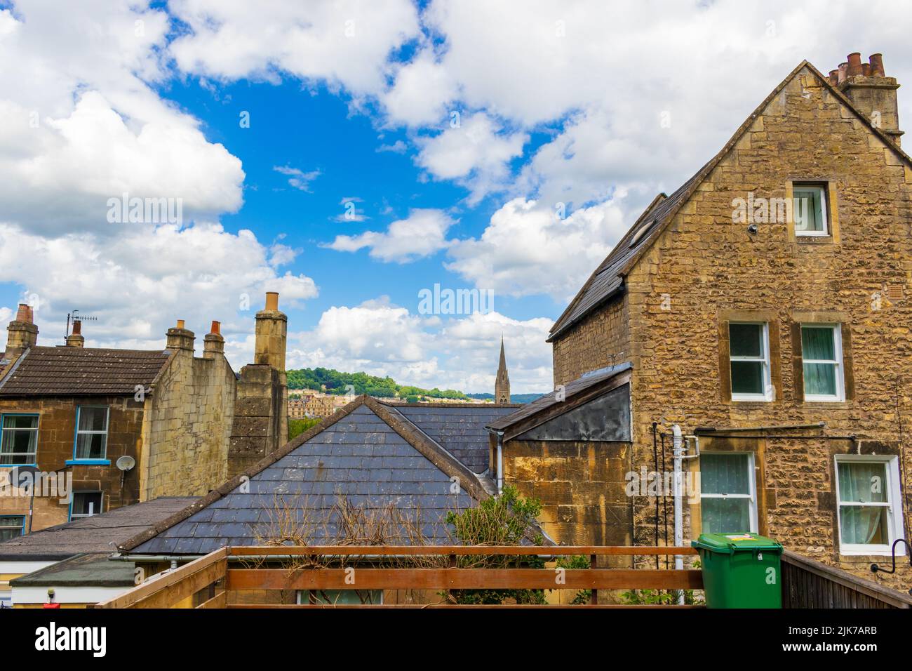 Traditional houses at Bathwick Hill in Baththe largest city in the