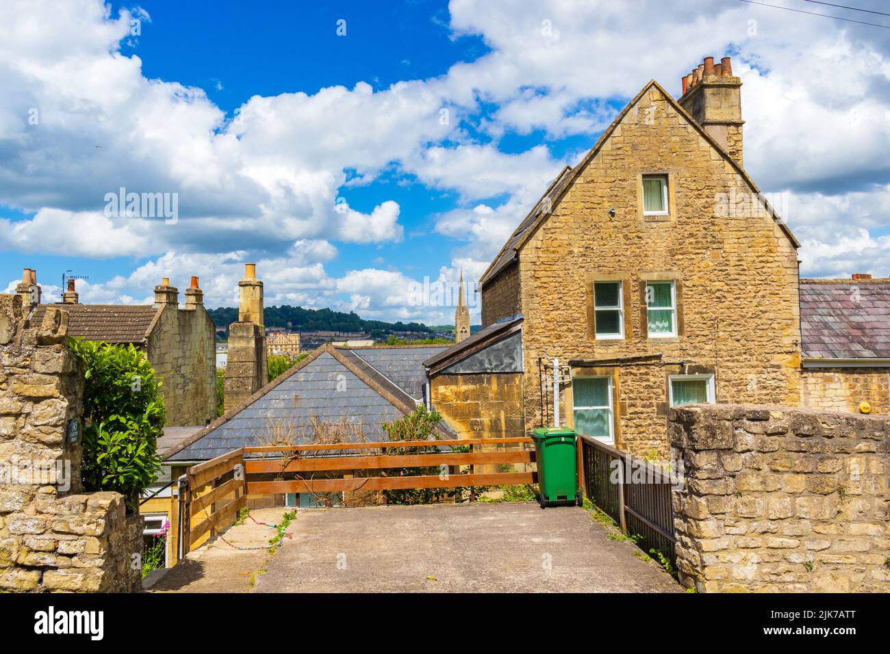 Traditional houses at Bathwick Hill in Baththe largest city in the