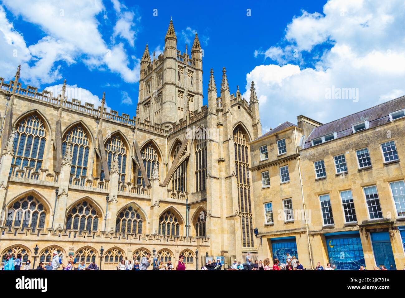 View of Bath AbbeyLate Medieval church with a Victorian Gothic