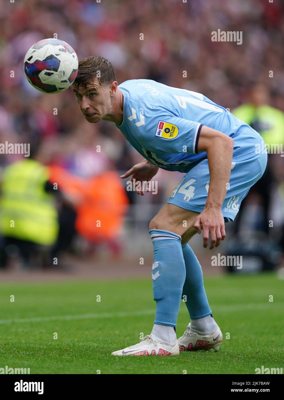 Coventry City's Ben Sheaf during the Sky Bet Championship match at the Stadium of Light, Sunderland. Picture date: Sunday July 31, 2022. Stock Photo