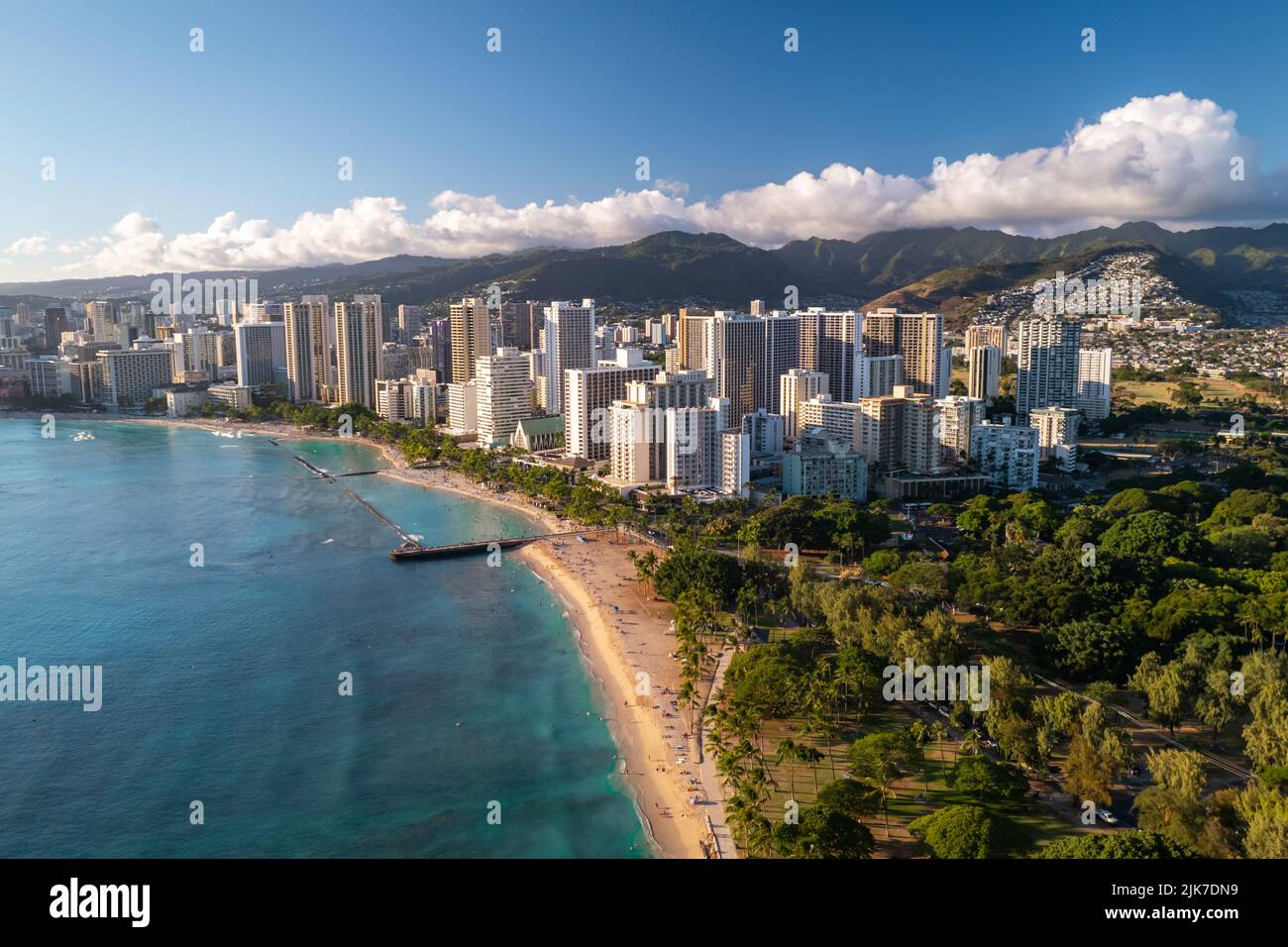 Oahu drone hi-res stock photography and images - Alamy
