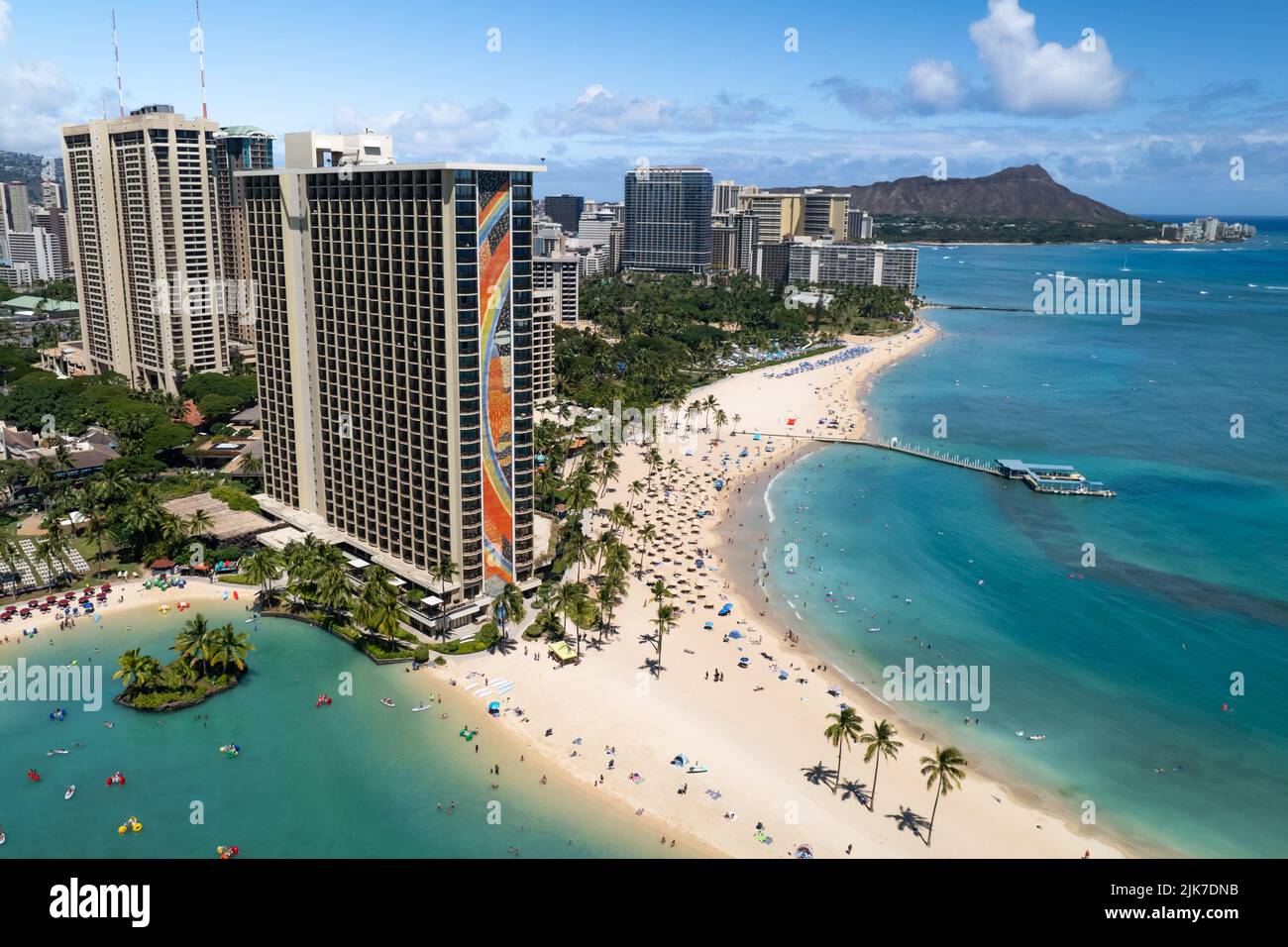 Oahu drone hi-res stock photography and images - Alamy
