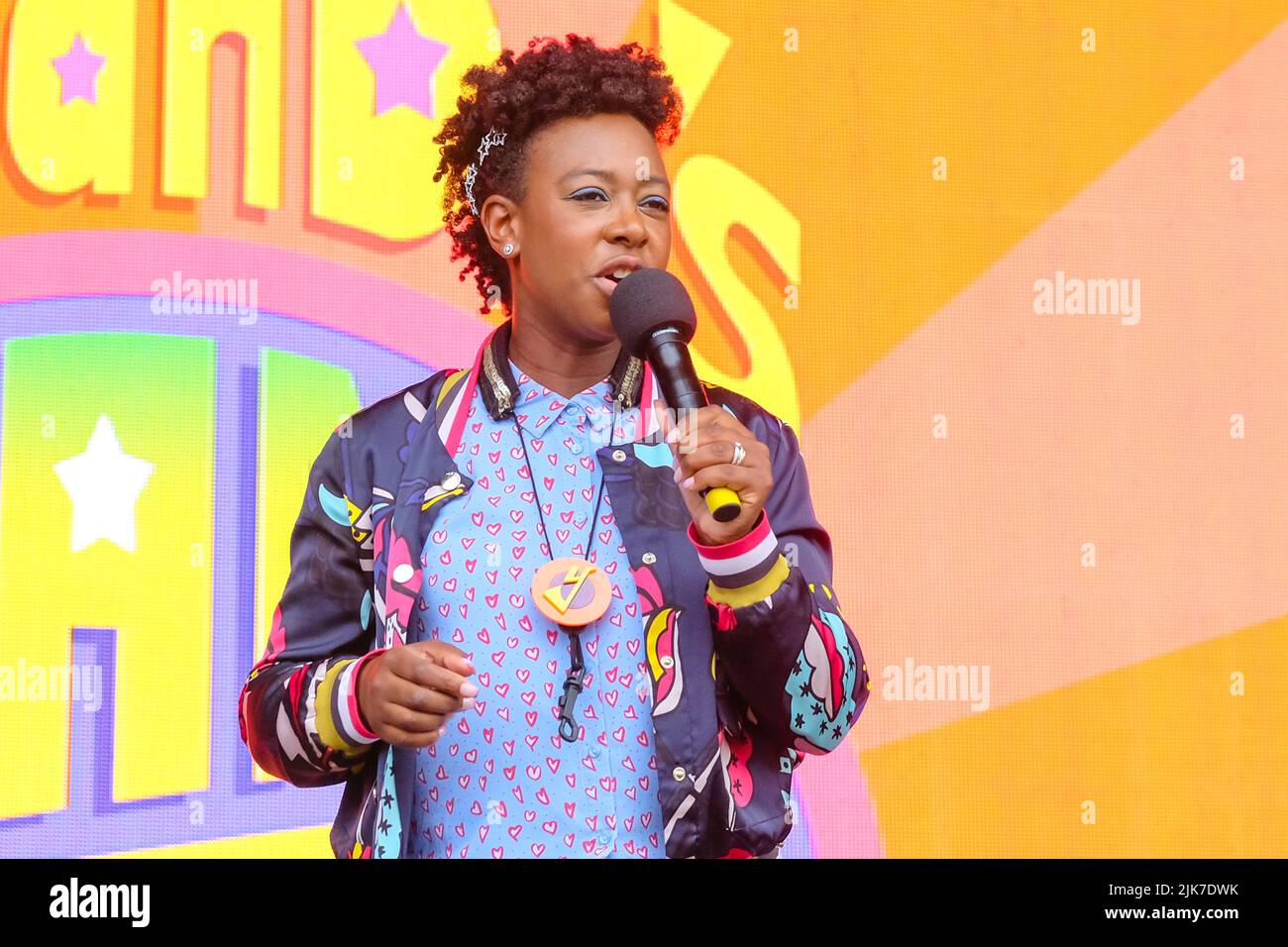 Lulworth, UK. 31st July, 2022. British musician, actor, dancer, singer ...