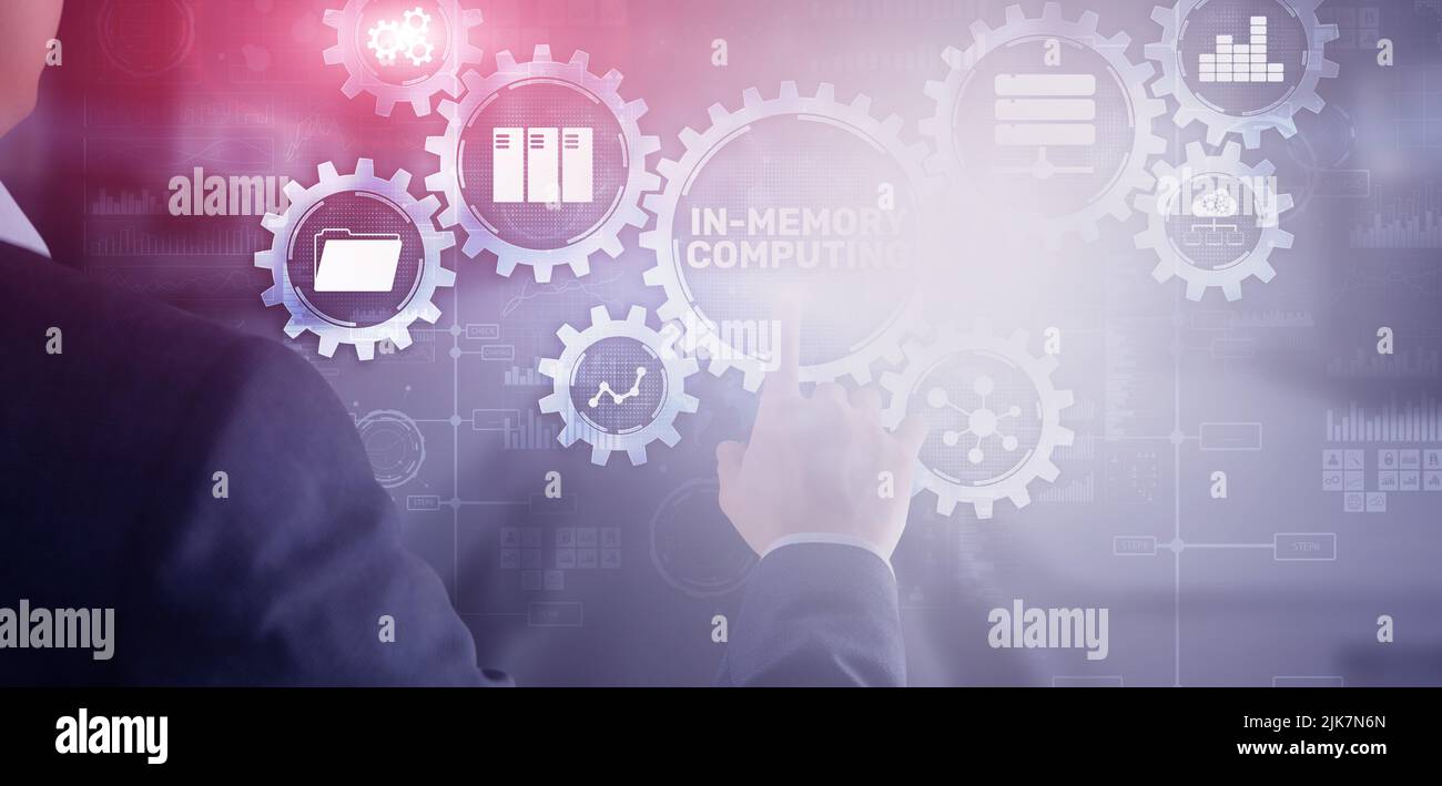 In Memory Computing high performance distributed systems Stock Photo ...