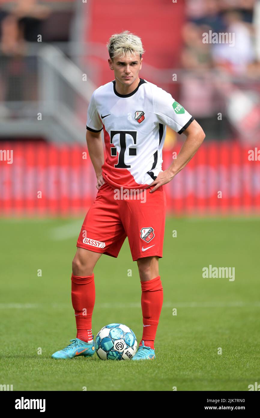 UTRECHT - Taylor Booth of FC Utrecht during the practice match FC