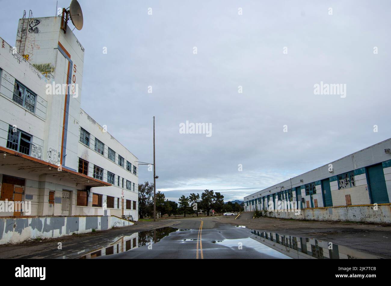 Mare Island Naval Base has several abandoned buildings to explore close