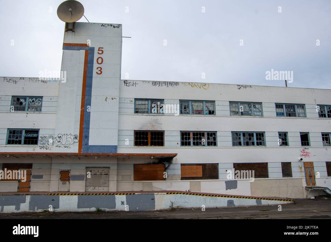 Mare Island Naval Base has several abandoned buildings to explore close
