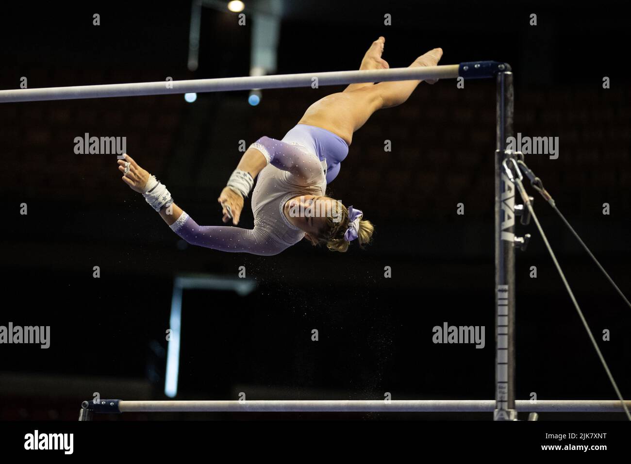 July 30, 2022: Charlotte Booth from Brandy Johnson's competes during ...