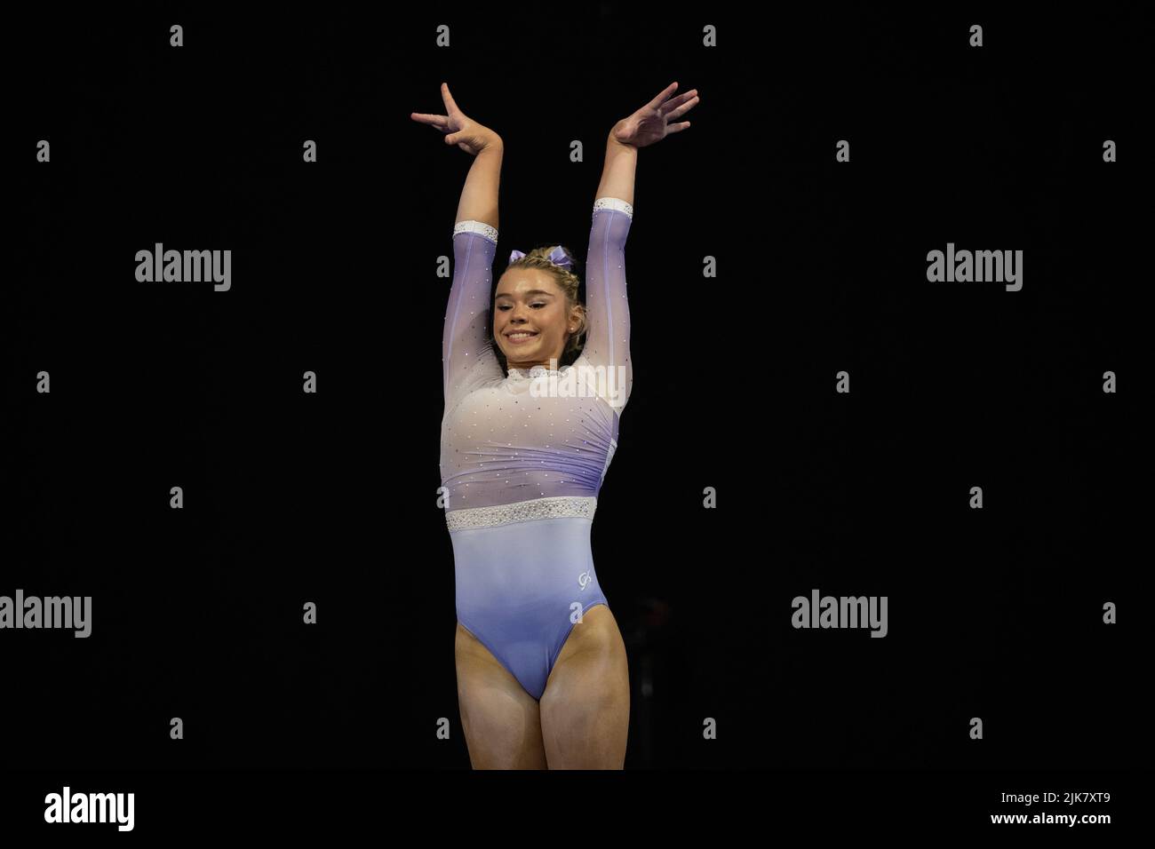 July 30, 2022 Charlotte Booth from Brandy Johnson's competes during