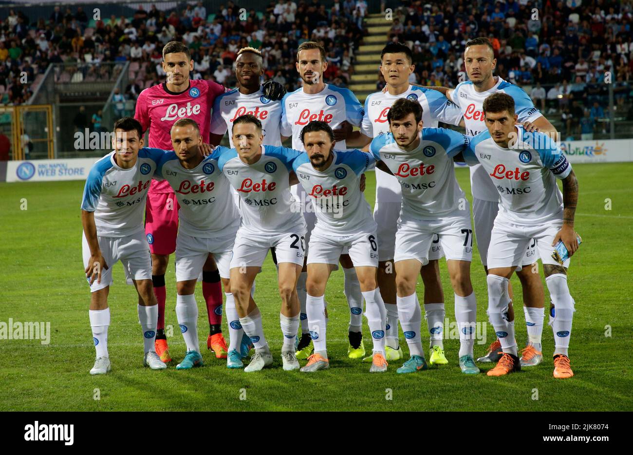 31st July 2022; Patin Stadium, Castel Di Sangro, Italy; Preseaon
