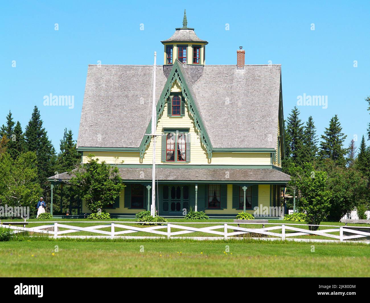 Historic Yeo House,Green Park Shipbuilding Museum,PEI Stock Photo Alamy