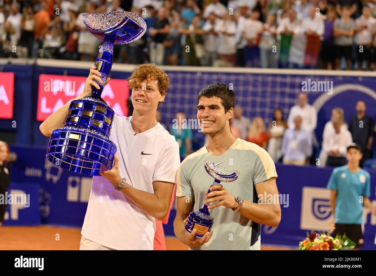 Jannik Sinner (IT) and Alcaraz Carlos (ES) during the Tennis