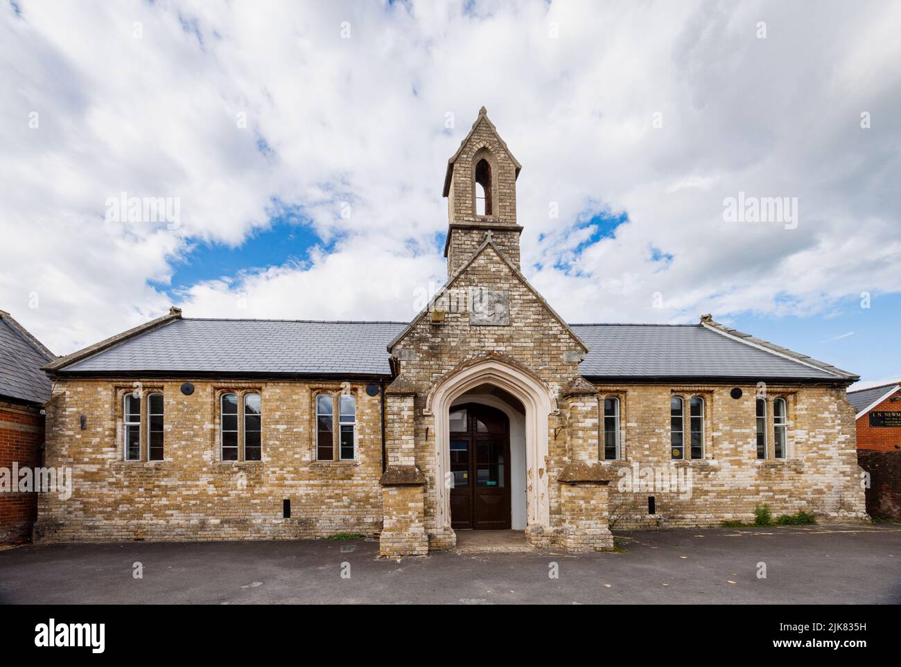 Avonway Community Centre, a former school dating from 1834 in Shaftesbury Street, Fordingbridge, a small village in the New Forest, Hampshire Stock Photo