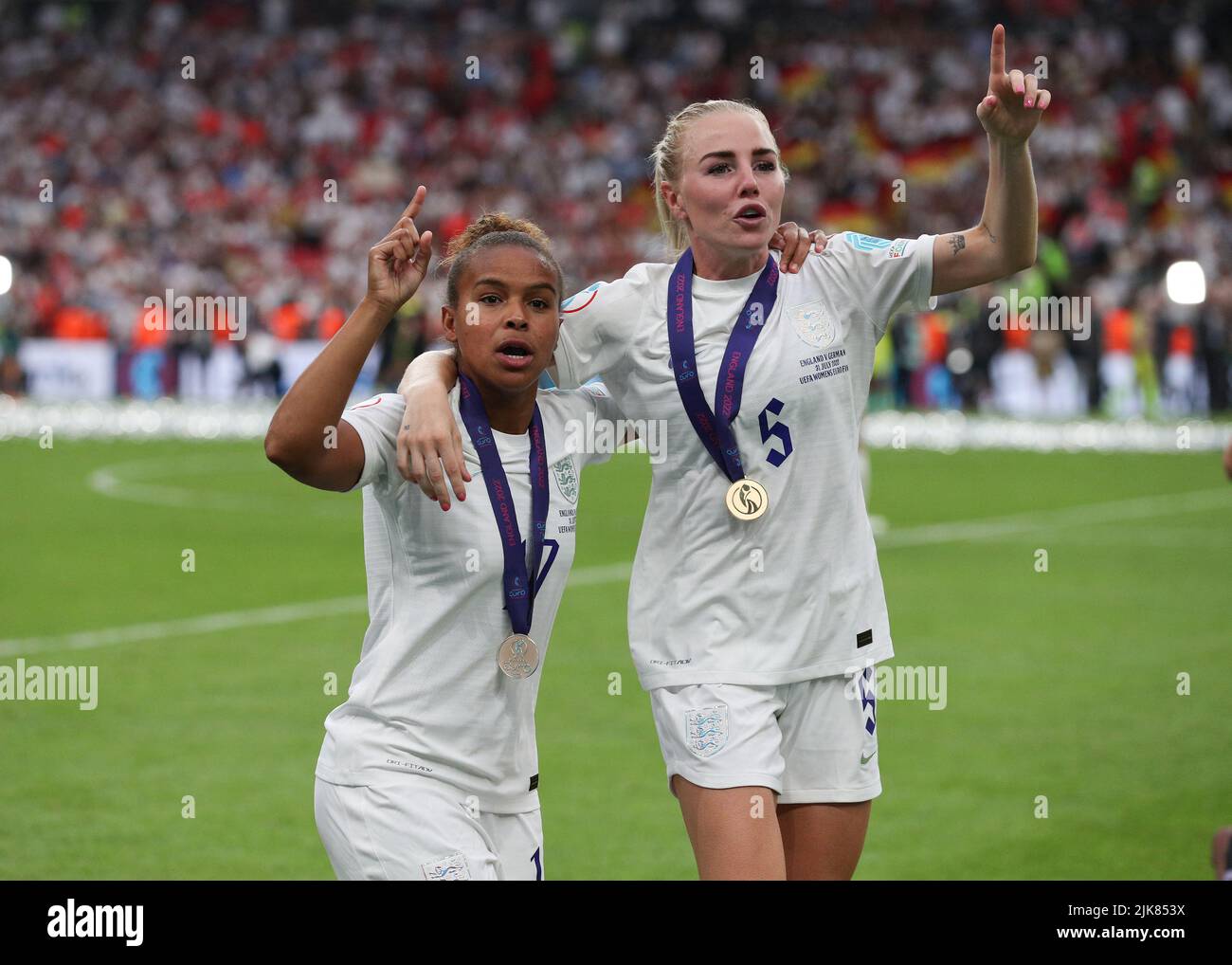 Womens euros final winners hi-res stock photography and images - Alamy