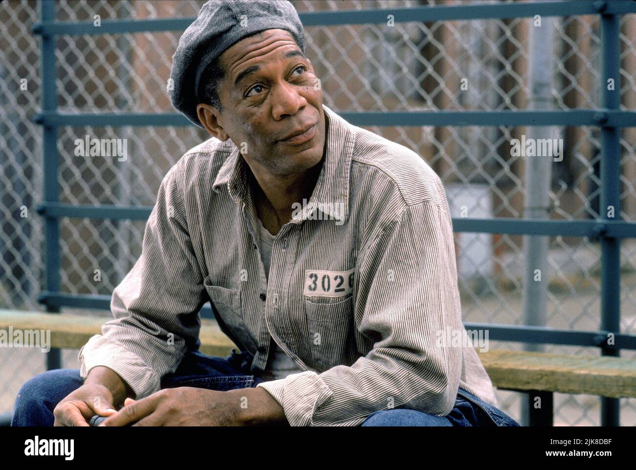Morgan Freeman Film: The Shawshank Redemption (USA 1994) Characters: Ellis Boyd 'Red' Redding / Literaturverfilmung Nach Der Novelle "Frühlingserwachen: Pin-Up" (Based On Novella "Rita Hayworth And Shawshank Redemption" By Stephen King)
