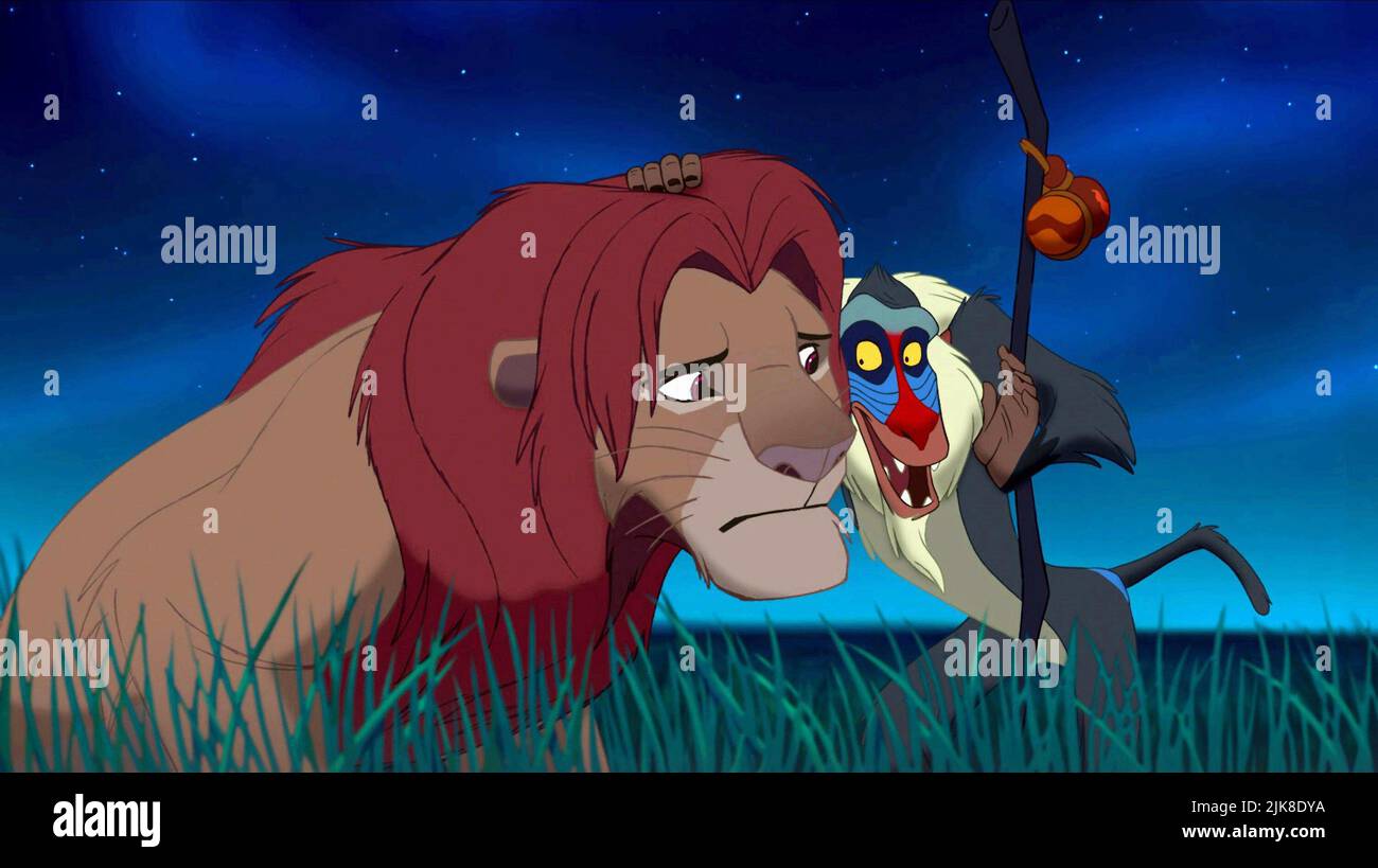 Simba & Rafiki Film The Lion King (USA 1994) Director: Roger Allers ...