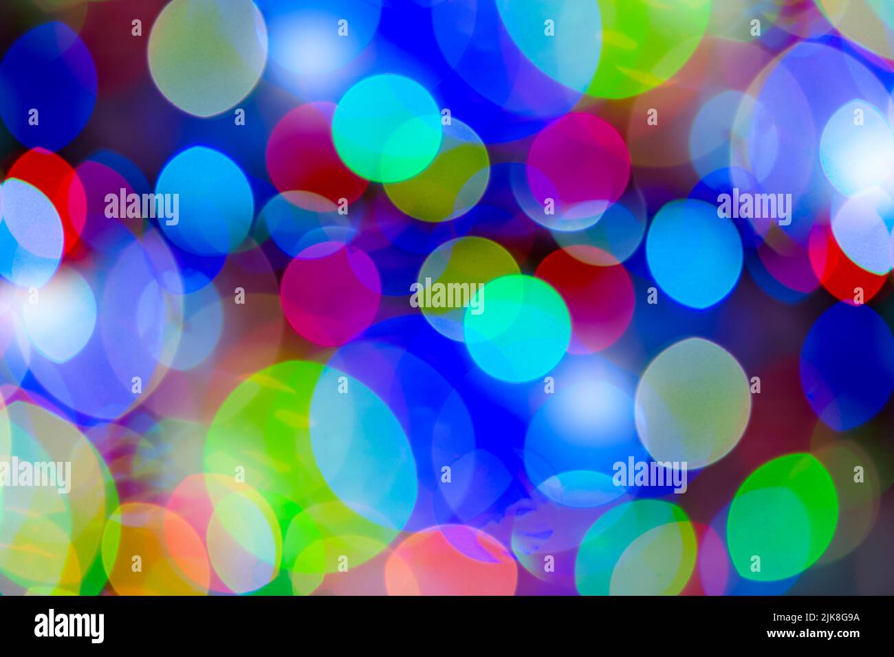 Blurred background with colorful bokeh lights. Background blurred ...