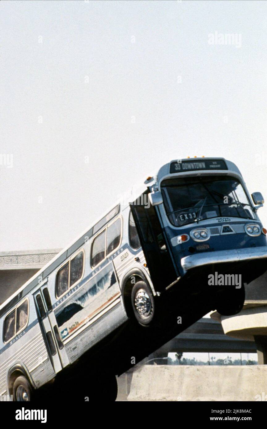 Bus Stunt Scene Film Speed (USA 1994) Director Jan De Bont 10 June