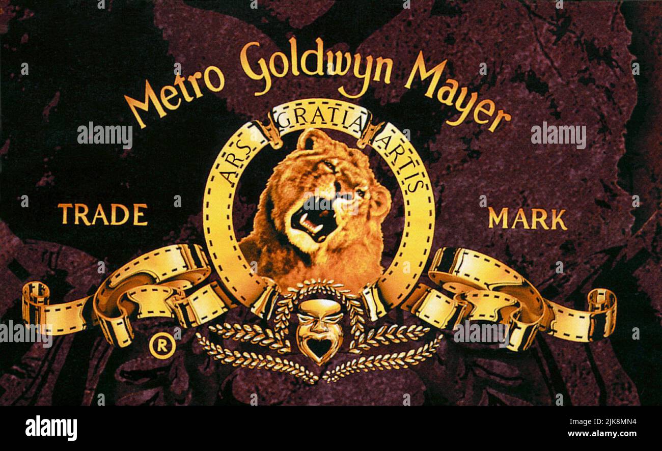 Metro Goldwyn Mayer Logo Film: Metro Goldwyn Mayer Logo (1990)   01 May 1990   **WARNING** This Photograph is for editorial use only and is the copyright of MGM and/or the Photographer assigned by the Film or Production Company and can only be reproduced by publications in conjunction with the promotion of the above Film. A Mandatory Credit To MGM is required. The Photographer should also be credited when known. No commercial use can be granted without written authority from the Film Company. Stock Photo