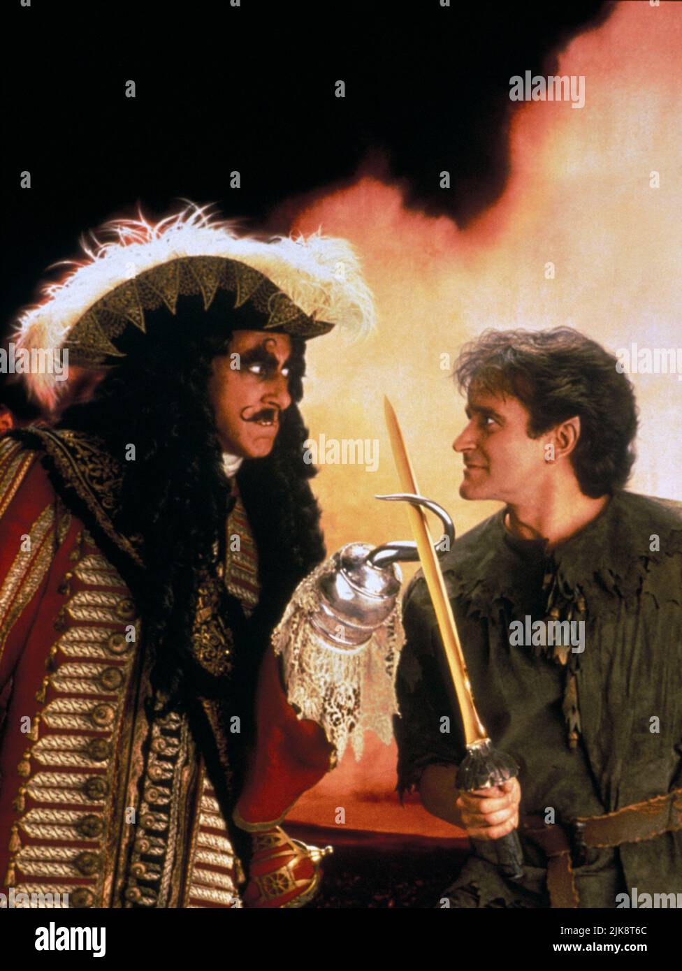 Dustin Hoffman, Robin Williams Film: Hook (USA 1991) Characters