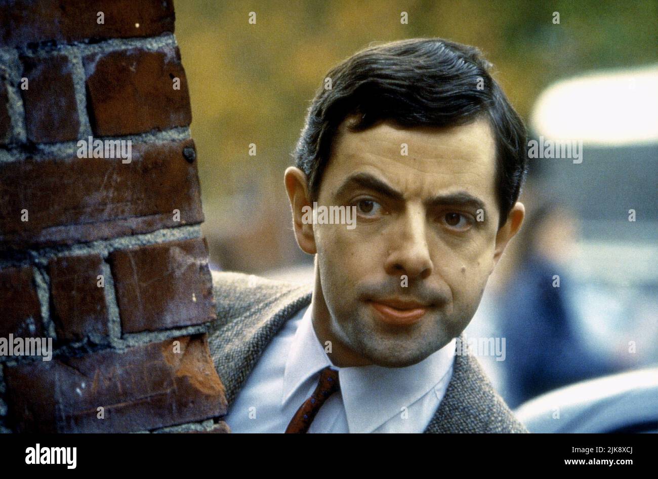 Rowan Atkinson Television: Mr Bean (1990)  To Be Used Solely For Coverage Of This Specific Motion Picture. 01 January 1990   **WARNING** This Photograph is for editorial use only and is the copyright of TIGER ASPECT and/or the Photographer assigned by the Film or Production Company and can only be reproduced by publications in conjunction with the promotion of the above Film. A Mandatory Credit To TIGER ASPECT is required. The Photographer should also be credited when known. No commercial use can be granted without written authority from the Film Company. Stock Photo