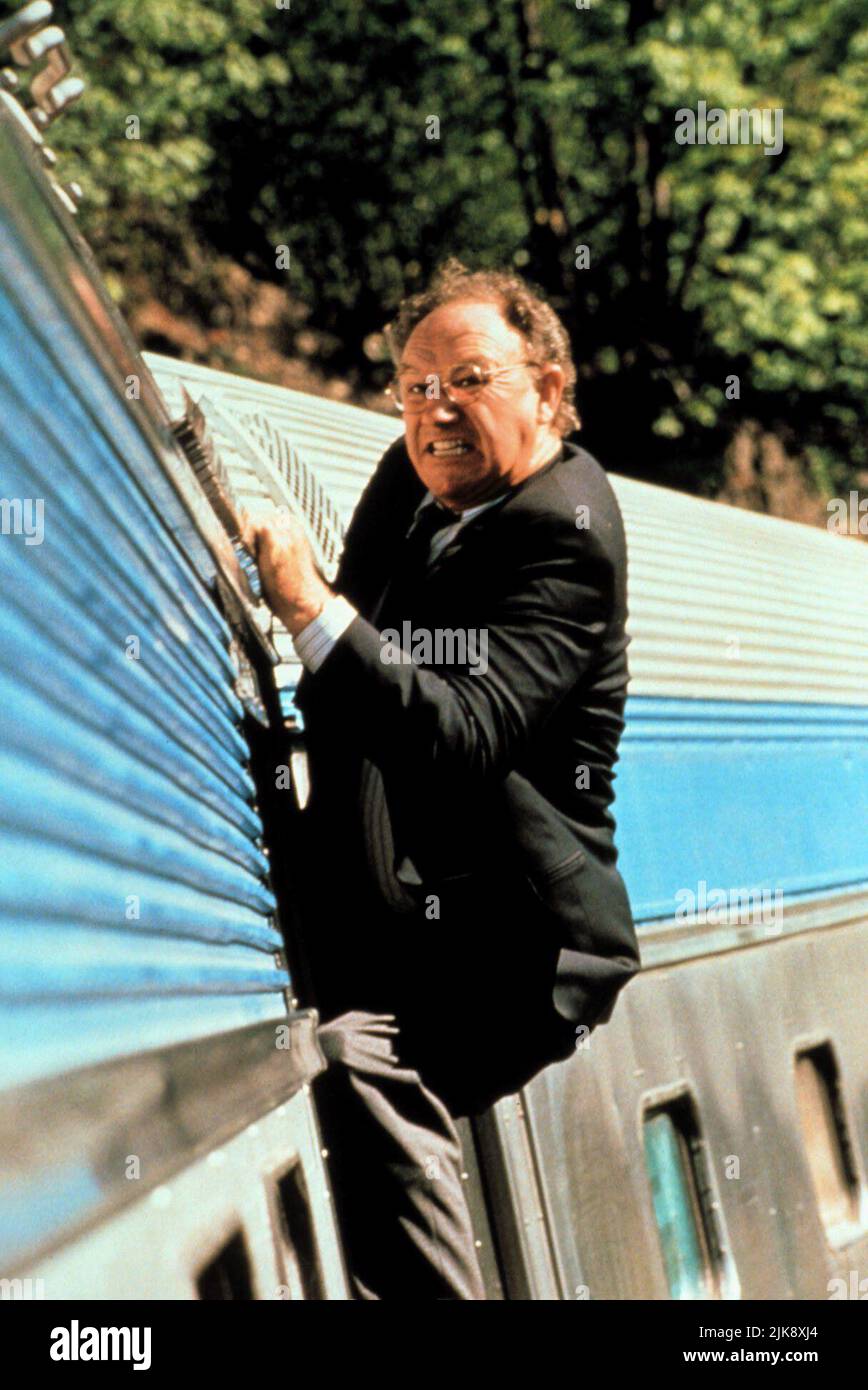 Gene Hackmam  Film Narrow Margin (1990)   21 September 1990   **WARNING** This Photograph is for editorial use only and is the copyright of CAROLCO and/or the Photographer assigned by the  Film or Production Company and can only be reproduced by publications in conjunction with the promotion of the above  Film. A Mandatory Credit To CAROLCO is required. The Photographer should also be credited when known. No commercial use can be granted without written authority from the  Film Company. Stock Photo
