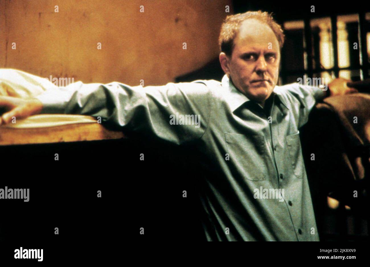 John Lithgow Film: Ricochet (1991) Characters: Blake  Director: Russell Mulcahy 04 October 1991   **WARNING** This Photograph is for editorial use only and is the copyright of SILVER FILM and/or the Photographer assigned by the Film or Production Company and can only be reproduced by publications in conjunction with the promotion of the above Film. A Mandatory Credit To SILVER FILM is required. The Photographer should also be credited when known. No commercial use can be granted without written authority from the Film Company. Stock Photo
