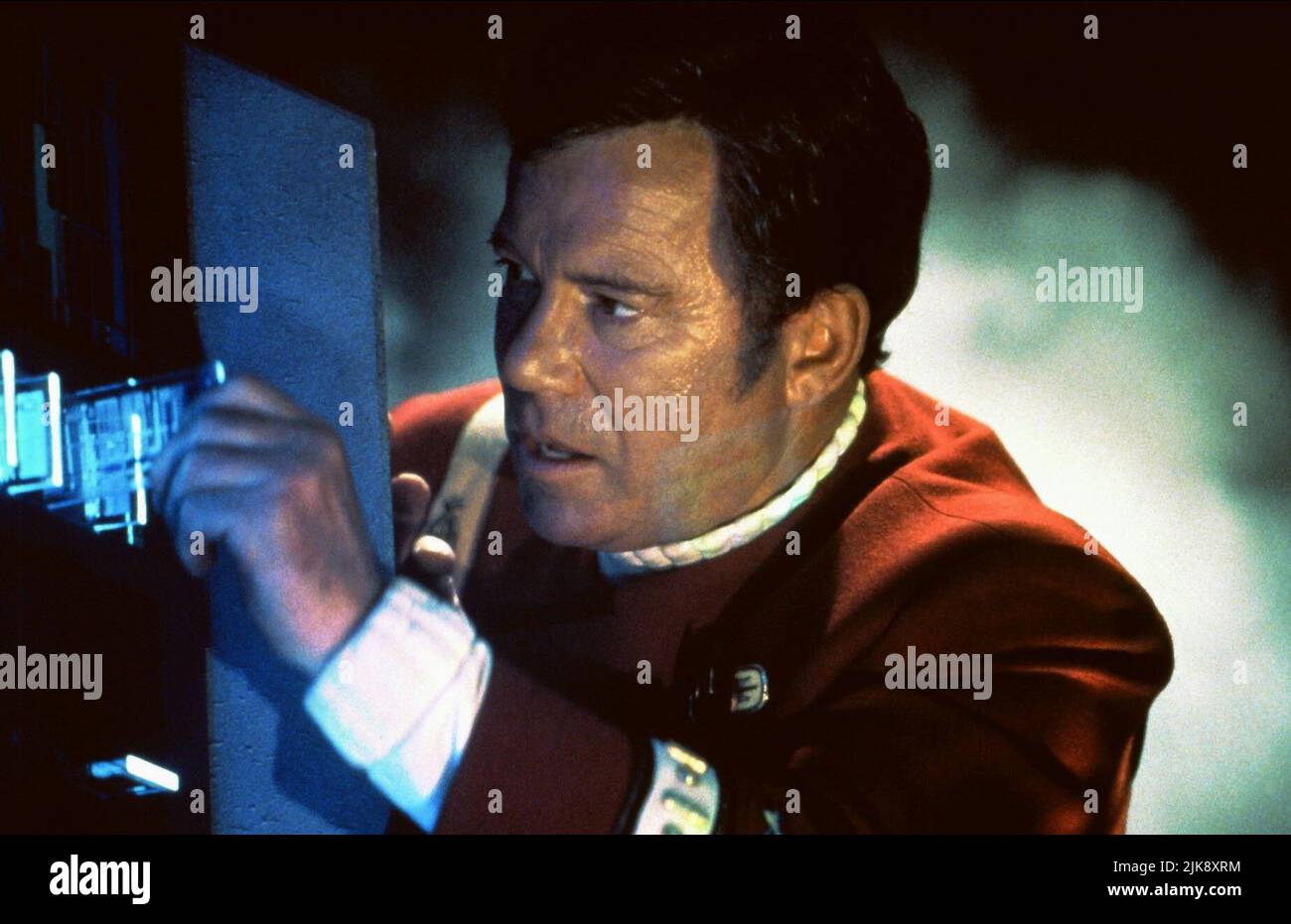 William Shatner Film: Star Trek: Generations (USA 1994) Characters: Captain James T. Kirk, retired  Director: David Carson 17 November 1994   **WARNING** This Photograph is for editorial use only and is the copyright of PARAMOUNT and/or the Photographer assigned by the Film or Production Company and can only be reproduced by publications in conjunction with the promotion of the above Film. A Mandatory Credit To PARAMOUNT is required. The Photographer should also be credited when known. No commercial use can be granted without written authority from the Film Company. Stock Photo