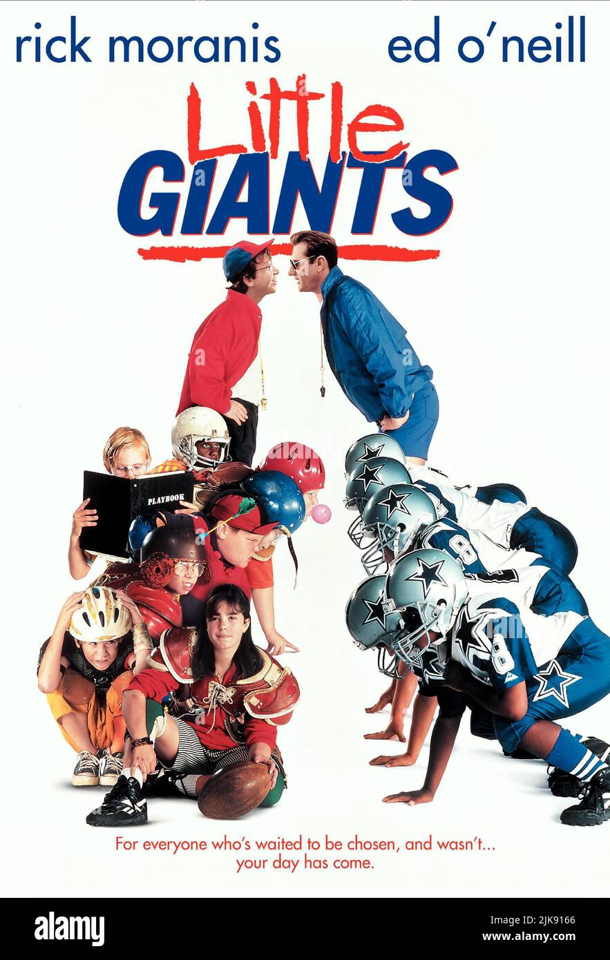 Rick Moranis & Ed O'Neill Poster Film: Little Giants (1994) Characters: Danny O'Shea, Kevin O'Shea  Director: Duwayne Dunham 14 October 1994   **WARNING** This Photograph is for editorial use only and is the copyright of WARNER BROS and/or the Photographer assigned by the Film or Production Company and can only be reproduced by publications in conjunction with the promotion of the above Film. A Mandatory Credit To WARNER BROS is required. The Photographer should also be credited when known. No commercial use can be granted without written authority from the Film Company. Stock Photo