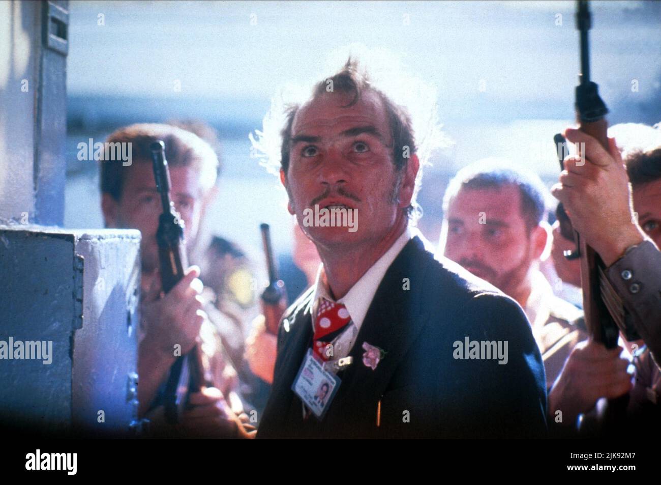Tommy Lee Jones  Film Natural Born Killers (USA 1994) Characters: Warden Dwight McClusky  Director: Oliver Stone 26 August 1994   **WARNING** This Photograph is for editorial use only and is the copyright of WARNER BROS. and/or the Photographer assigned by the  Film or Production Company and can only be reproduced by publications in conjunction with the promotion of the above  Film. A Mandatory Credit To WARNER BROS. is required. The Photographer should also be credited when known. No commercial use can be granted without written authority from the  Film Company. Stock Photo