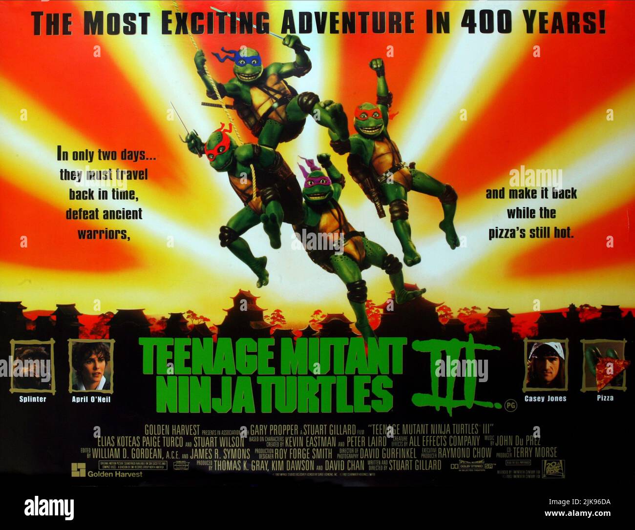 Raphael, Leonardo, Michelangelo & Donatello Poster Film: Teenage Mutant ...