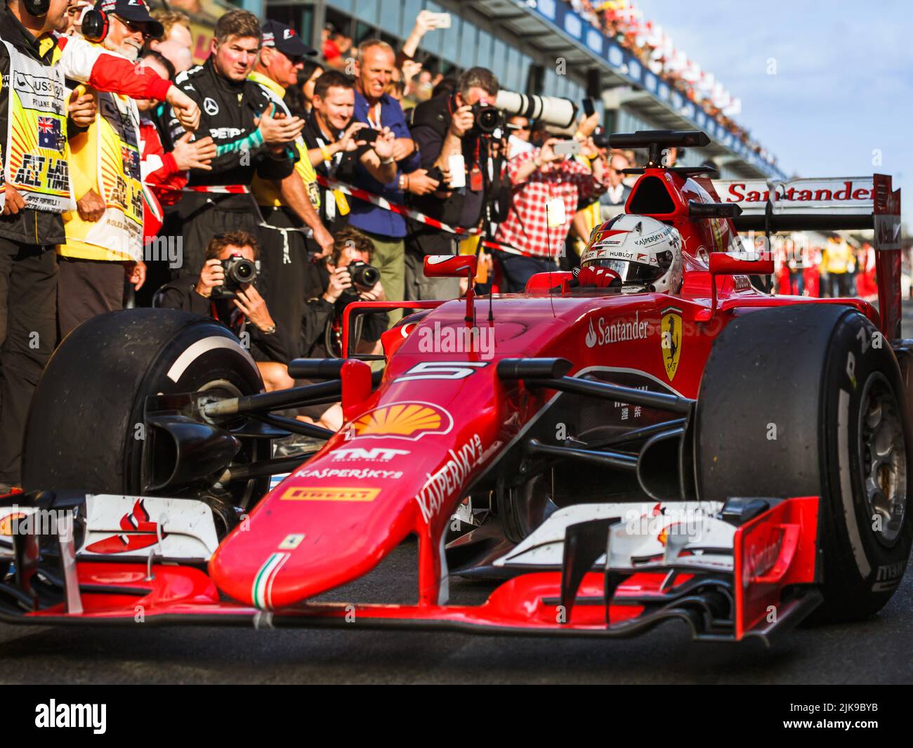 Sebastian Vettel Stock Photo