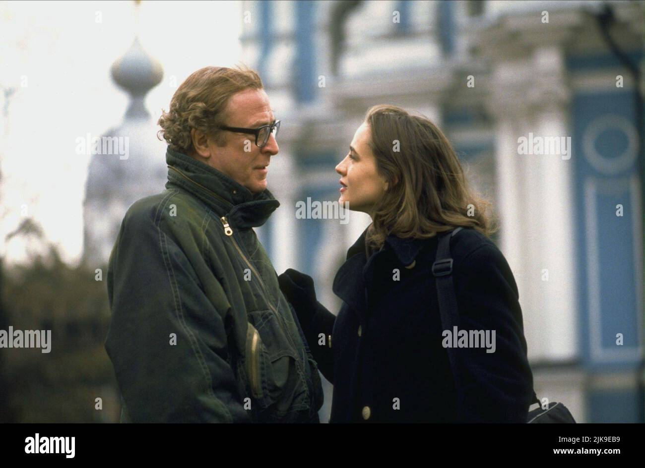 Michael Caine & Michele Rene Thomas Film: Midnight In St. Petersburg; (TV-Film) Characters: Harry Palmer &  Usa/Can/Ru 1996, Director: Douglas Jackson 14 February 1996   **WARNING** This Photograph is for editorial use only and is the copyright of SHOWTIME and/or the Photographer assigned by the Film or Production Company and can only be reproduced by publications in conjunction with the promotion of the above Film. A Mandatory Credit To SHOWTIME is required. The Photographer should also be credited when known. No commercial use can be granted without written authority from the Film Company. Stock Photo