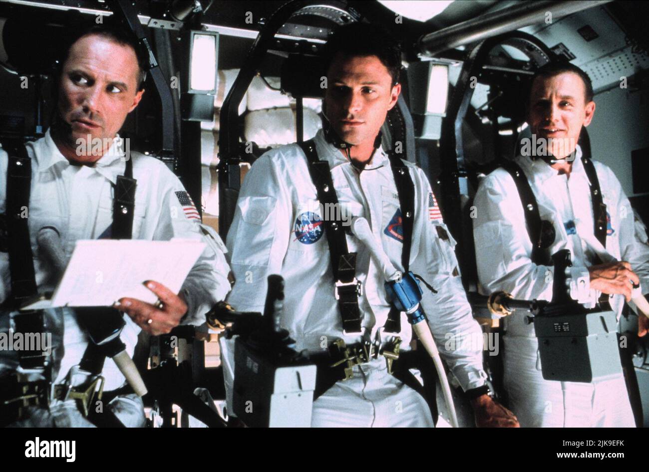 Robert John Burke, Tim Daly & David Andrews Film: From The Earth To The Moon (TV-Miniserie) Characters: Bill Anders, Jim Lovell & Frank Borman  Usa 1998, 05 April 1998   **WARNING** This Photograph is for editorial use only and is the copyright of IMAGINE ENTERTAINMENTHBO and/or the Photographer assigned by the Film or Production Company and can only be reproduced by publications in conjunction with the promotion of the above Film. A Mandatory Credit To IMAGINE ENTERTAINMENTHBO is required. The Photographer should also be credited when known. No commercial use can be granted without written Stock Photo