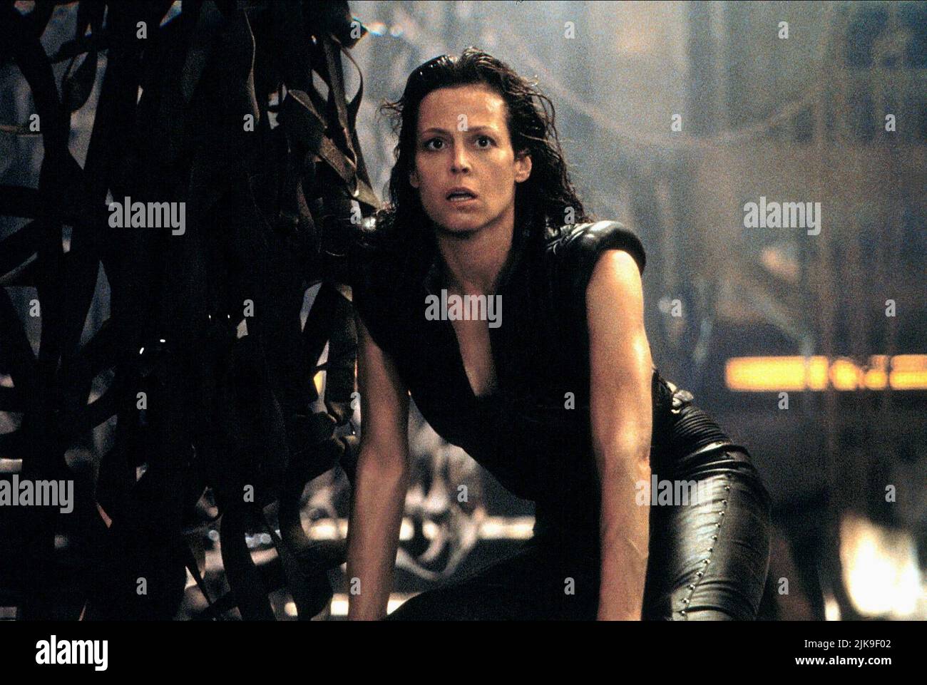 Sigourney Weaver Film: Alien: Resurrection ; Alien 4 (USA 1997) Characters: Ellen Ripley  Director: Jean-Pierre Jeunet 06 November 1997   **WARNING** This Photograph is for editorial use only and is the copyright of 20TH CENTURY FOX and/or the Photographer assigned by the Film or Production Company and can only be reproduced by publications in conjunction with the promotion of the above Film. A Mandatory Credit To 20TH CENTURY FOX is required. The Photographer should also be credited when known. No commercial use can be granted without written authority from the Film Company. Stock Photo