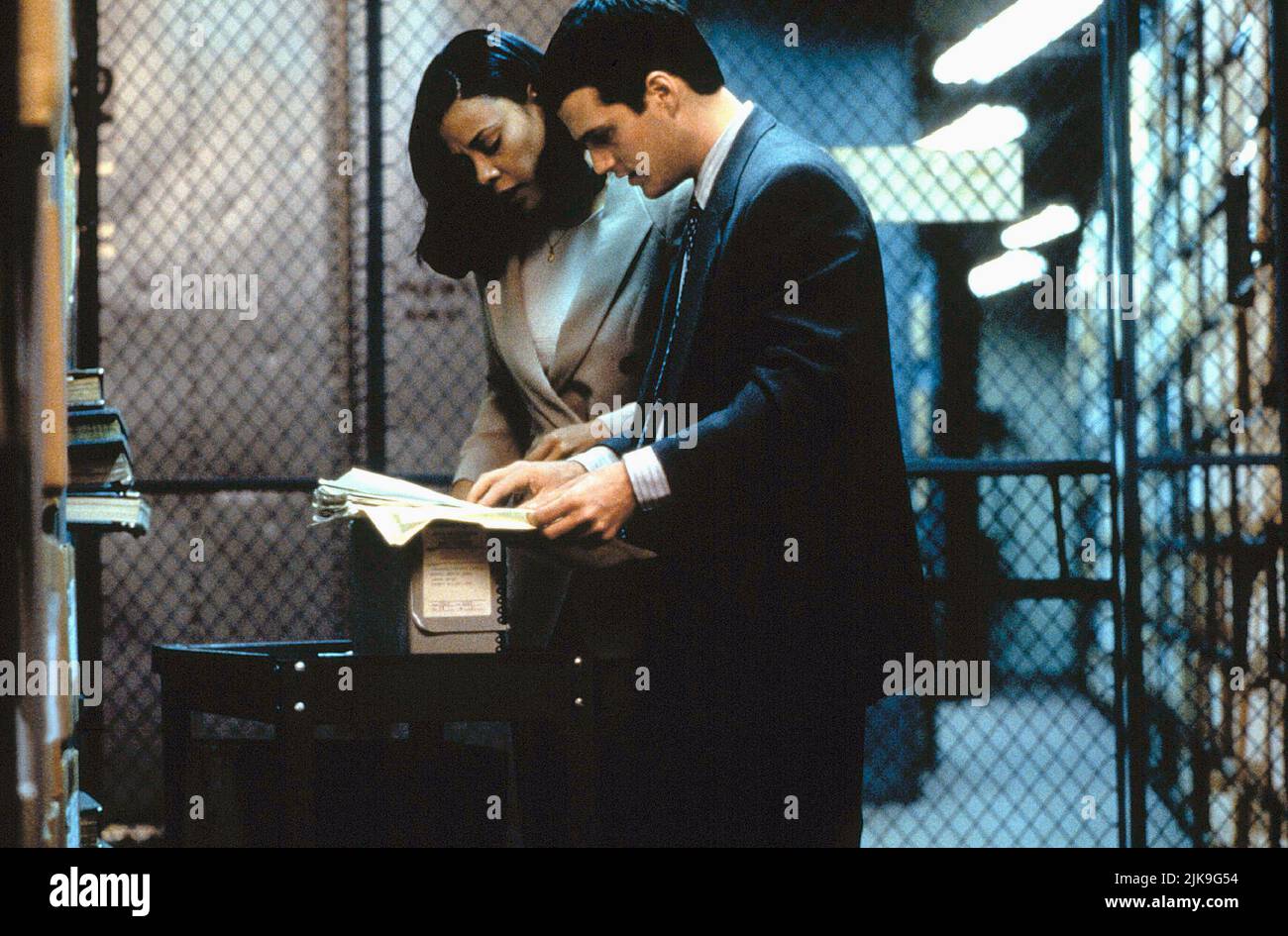 Lela Rochon & Chris O'Donnell Film: The Chamber (1996) Characters: Nora Stark & Adam Hall  Director: James Foley 11 October 1996   **WARNING** This Photograph is for editorial use only and is the copyright of UNIVERSAL PICTURES and/or the Photographer assigned by the Film or Production Company and can only be reproduced by publications in conjunction with the promotion of the above Film. A Mandatory Credit To UNIVERSAL PICTURES is required. The Photographer should also be credited when known. No commercial use can be granted without written authority from the Film Company. Stock Photo