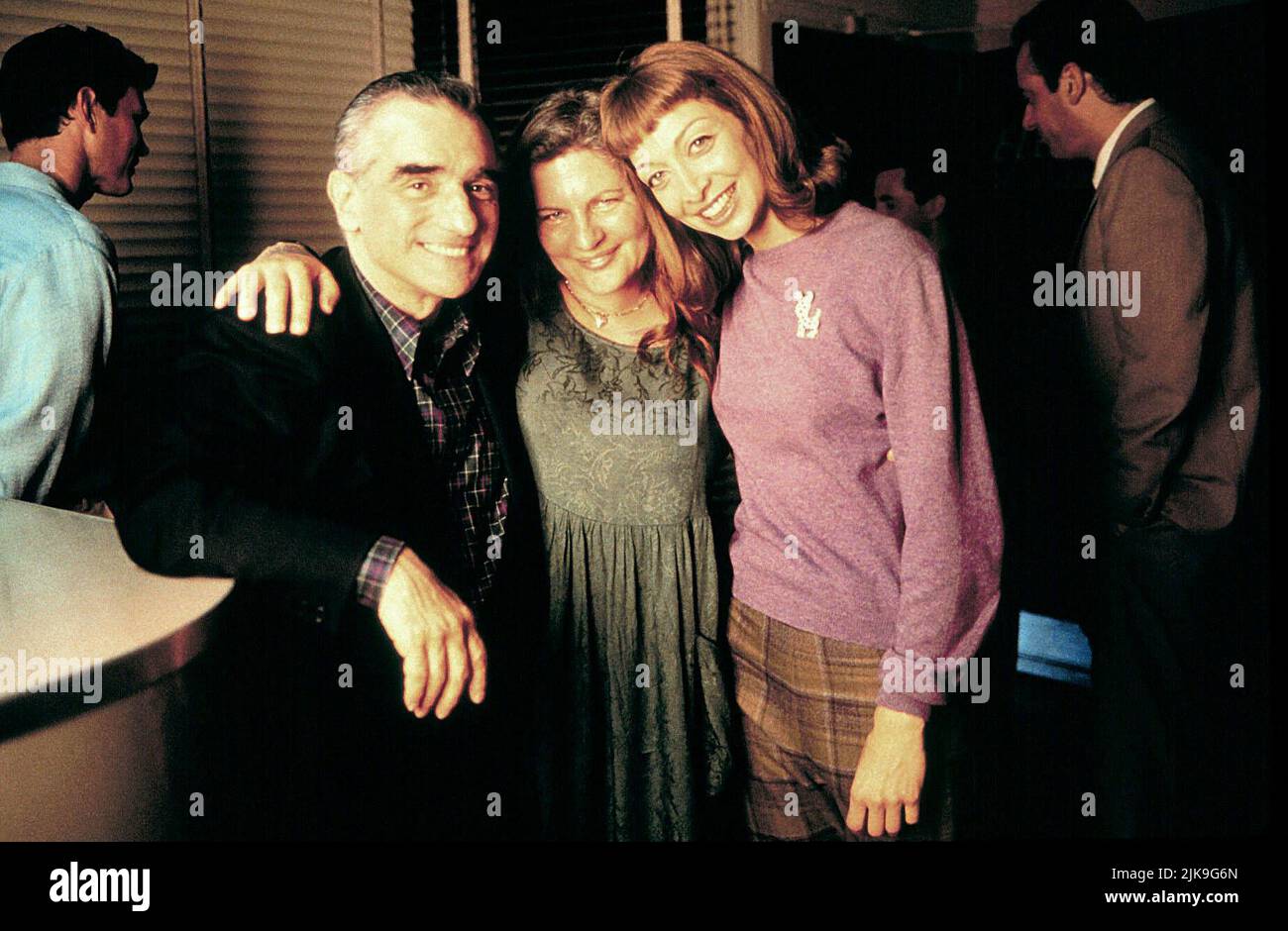 Martin Scorsese, Allison Anders & Illeana Douglas Film: Grace Of My Heart (1996) Characters: , & Denise Waverly / Edna Buxton  Director: Allison Anders 08 September 1996   **WARNING** This Photograph is for editorial use only and is the copyright of UNIVERSAL and/or the Photographer assigned by the Film or Production Company and can only be reproduced by publications in conjunction with the promotion of the above Film. A Mandatory Credit To UNIVERSAL is required. The Photographer should also be credited when known. No commercial use can be granted without written authority from the Film Compan Stock Photo