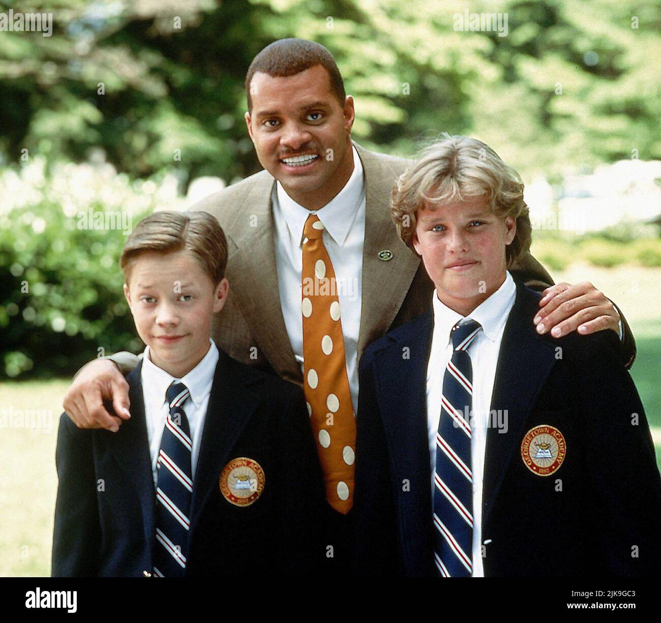 Brock Pierce, Sinbad & Zachery Ty Bryan Film: First Kid (1996) Characters: Luke Davenport,Sam Simms & Rob  Director: David M. Evans 30 August 1996   **WARNING** This Photograph is for editorial use only and is the copyright of WALT DISNEY PRODUCTIONS and/or the Photographer assigned by the Film or Production Company and can only be reproduced by publications in conjunction with the promotion of the above Film. A Mandatory Credit To WALT DISNEY PRODUCTIONS is required. The Photographer should also be credited when known. No commercial use can be granted without written authority from the Film C Stock Photo