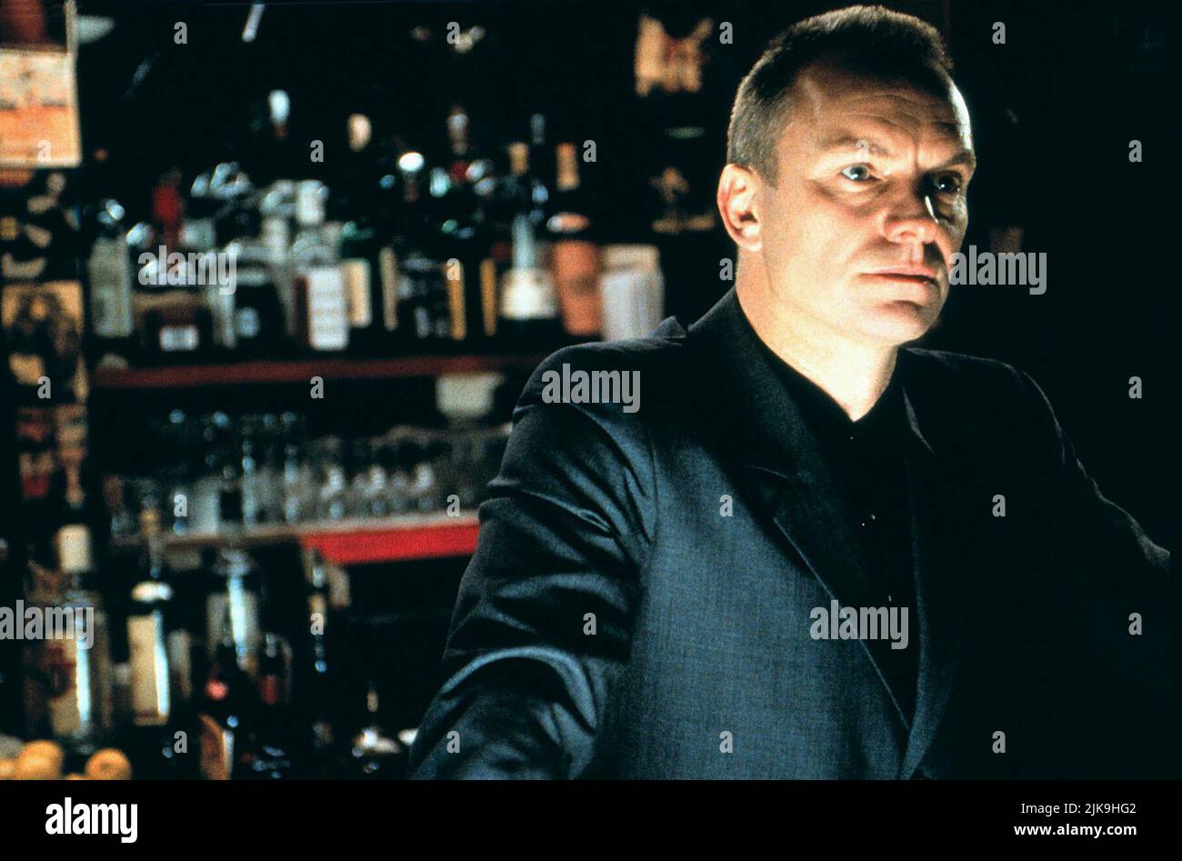 Sting Film: Lock, Stock And Two Smoking Barrels (UK 1998) Characters: JD  / Gordon Sumner Director: Guy Ritchie 28 August 1998   **WARNING** This Photograph is for editorial use only and is the copyright of HANDMADE FILMS and/or the Photographer assigned by the Film or Production Company and can only be reproduced by publications in conjunction with the promotion of the above Film. A Mandatory Credit To HANDMADE FILMS is required. The Photographer should also be credited when known. No commercial use can be granted without written authority from the Film Company. Stock Photo