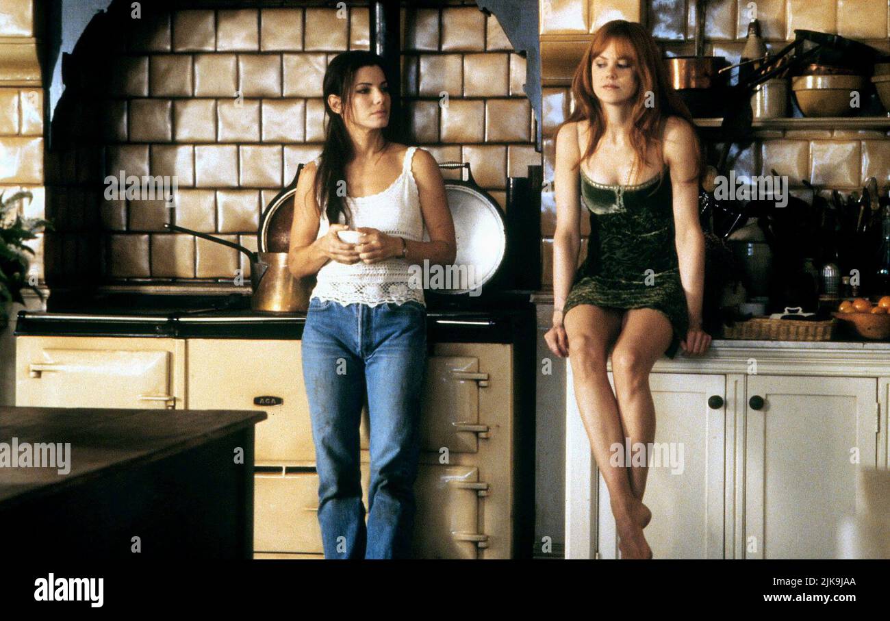 Sandra Bullock & Nicole Kidman Film: Practical Magic (USA/AUS 1998) Characters: Sally Owens & Gillian Owens  Director: Griffin Dunne 16 October 1998   **WARNING** This Photograph is for editorial use only and is the copyright of WARNER BROS. and/or the Photographer assigned by the Film or Production Company and can only be reproduced by publications in conjunction with the promotion of the above Film. A Mandatory Credit To WARNER BROS. is required. The Photographer should also be credited when known. No commercial use can be granted without written authority from the Film Company. Stock Photo
