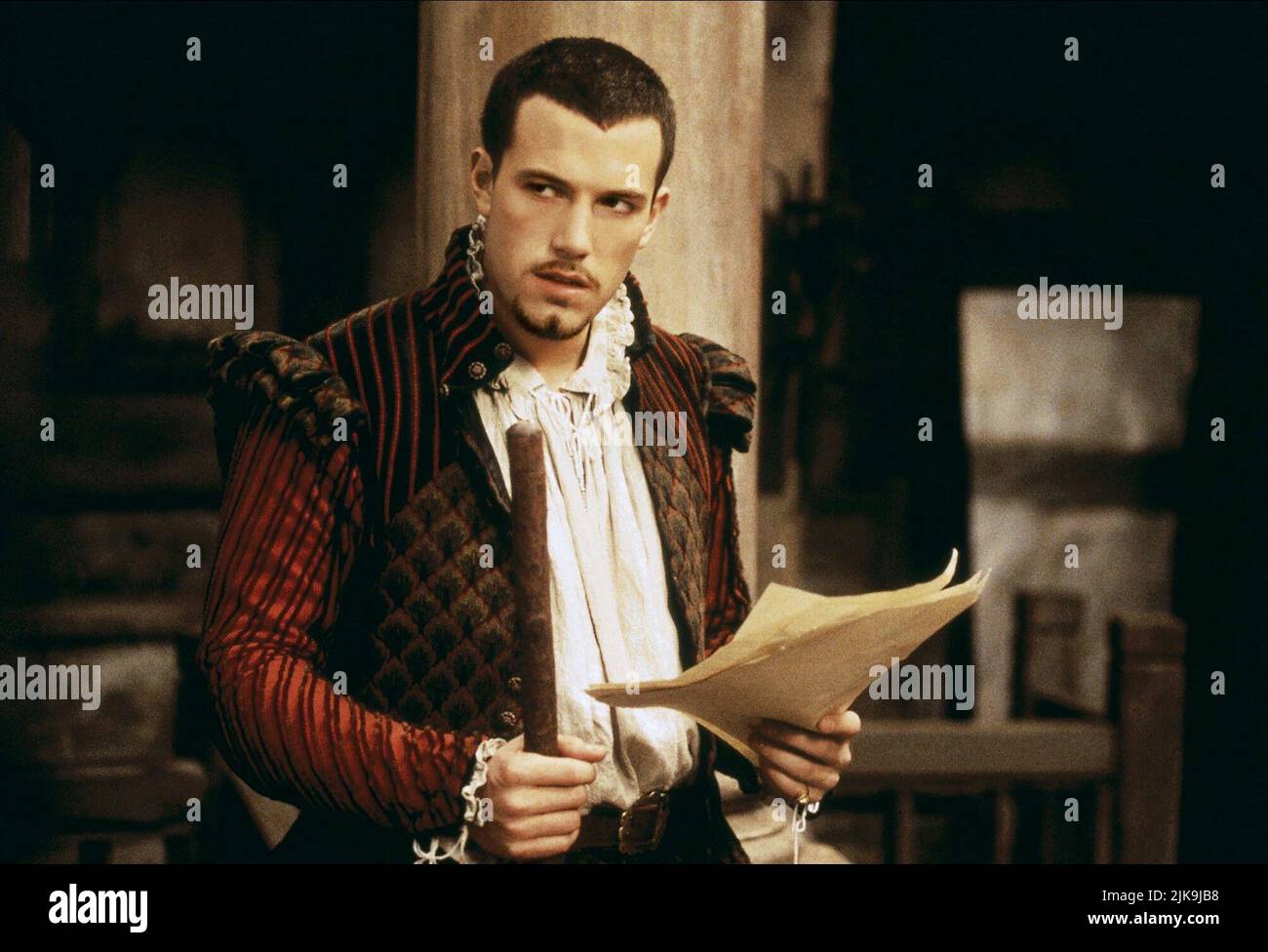 Ben Affleck Film: Shakespeare In Love (USA 1998) Characters: Ned Alleyn  Director: John Madden 03 December 1998   **WARNING** This Photograph is for editorial use only and is the copyright of UNIVERSAL and/or the Photographer assigned by the Film or Production Company and can only be reproduced by publications in conjunction with the promotion of the above Film. A Mandatory Credit To UNIVERSAL is required. The Photographer should also be credited when known. No commercial use can be granted without written authority from the Film Company. Stock Photo