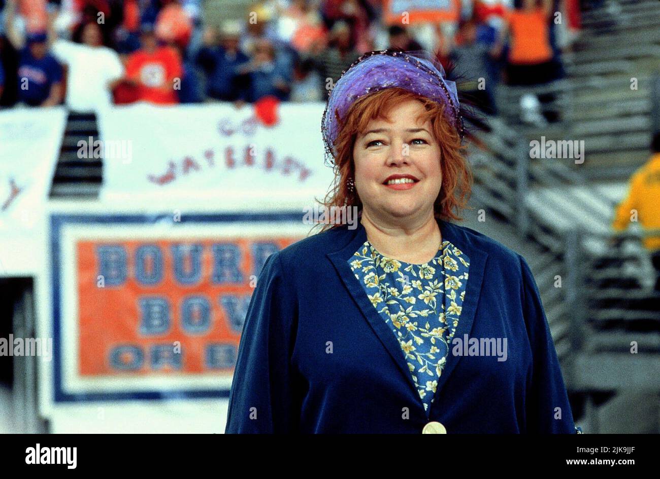 Kathy Bates Film: The Waterboy (1998) Characters: Helen 'Mama' Boucher  Director: Frank Coraci 06 November 1998   **WARNING** This Photograph is for editorial use only and is the copyright of TOUCHSTONE and/or the Photographer assigned by the Film or Production Company and can only be reproduced by publications in conjunction with the promotion of the above Film. A Mandatory Credit To TOUCHSTONE is required. The Photographer should also be credited when known. No commercial use can be granted without written authority from the Film Company. Stock Photo
