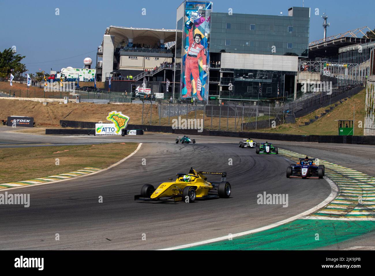 Sao Paulo, Sao Paulo, Brasil. 31st July, 2022. Drivers in action during
