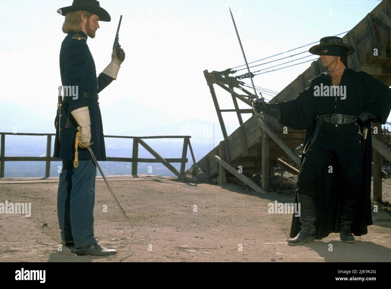 Matt Letscher,Antonio Banderas Film: The Mask Of Zorro (USA/DE ...