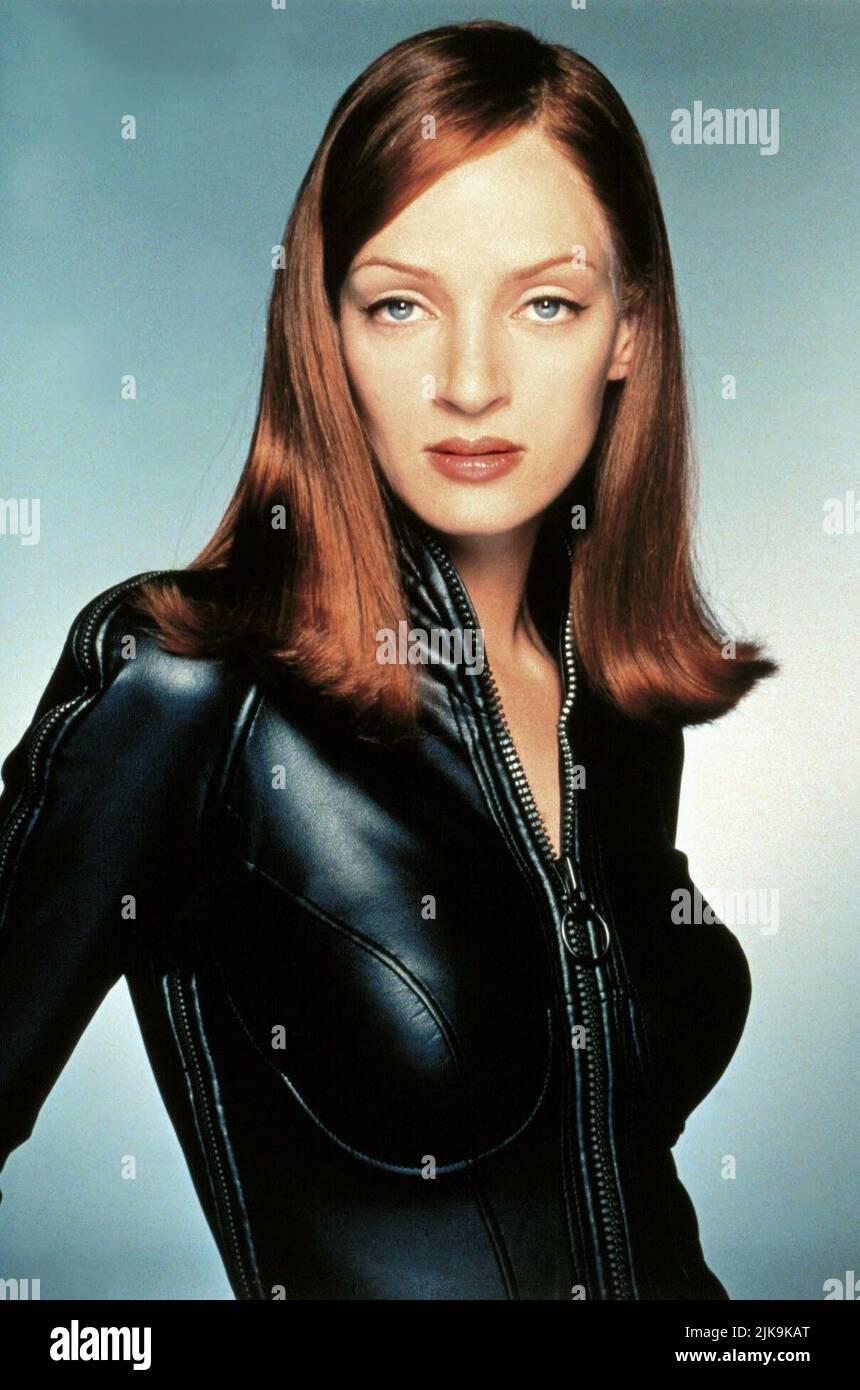Uma Thurman Film: The Avengers (USA 1998) Characters: Emma Peel  Director: Jeremiah S. Chechik 13 August 1998   **WARNING** This Photograph is for editorial use only and is the copyright of WARNER BROS. and/or the Photographer assigned by the Film or Production Company and can only be reproduced by publications in conjunction with the promotion of the above Film. A Mandatory Credit To WARNER BROS. is required. The Photographer should also be credited when known. No commercial use can be granted without written authority from the Film Company. Stock Photo